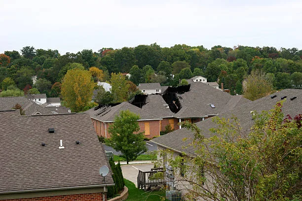 New brick home hit by lightning