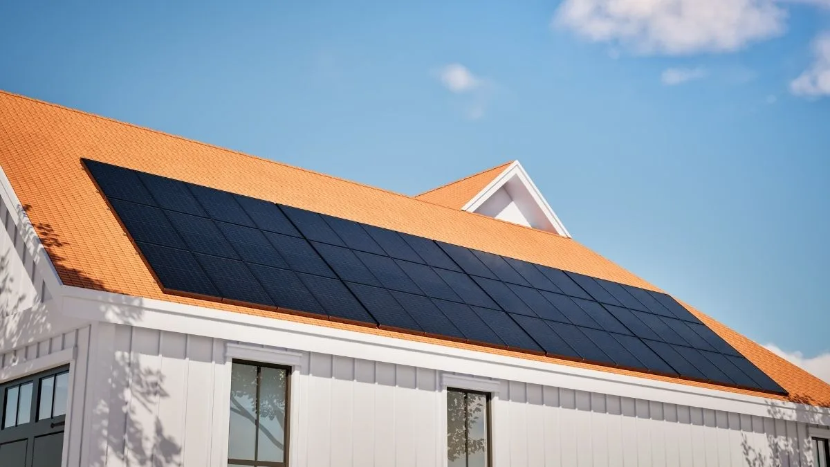 Solar roof installation