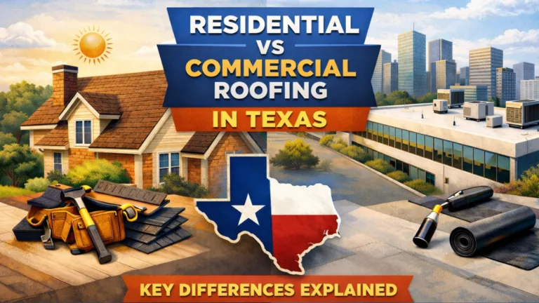 Residential vs Commercial Roofing in Texas: Key Differences Explained