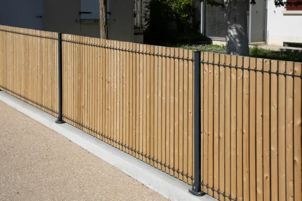 palisade new wooden modern panel fence for home protect garden fender wood house